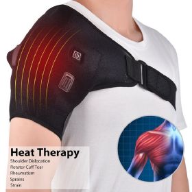 Heated Shoulder Massager Shoulder Brace; Electric Heated Knee Elbow Shoulder Brace Wrap; Vibration Knee Heating Pad