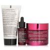 APIVITA - Di-Vine Beauty (Wine Elixir- Light Texture) Gift Set: Wrinkle Lift Cream 50ml+ Face Oil 10ml+ Cleansing Milk 50ml+Pouch 08680 3pcs+1pouch